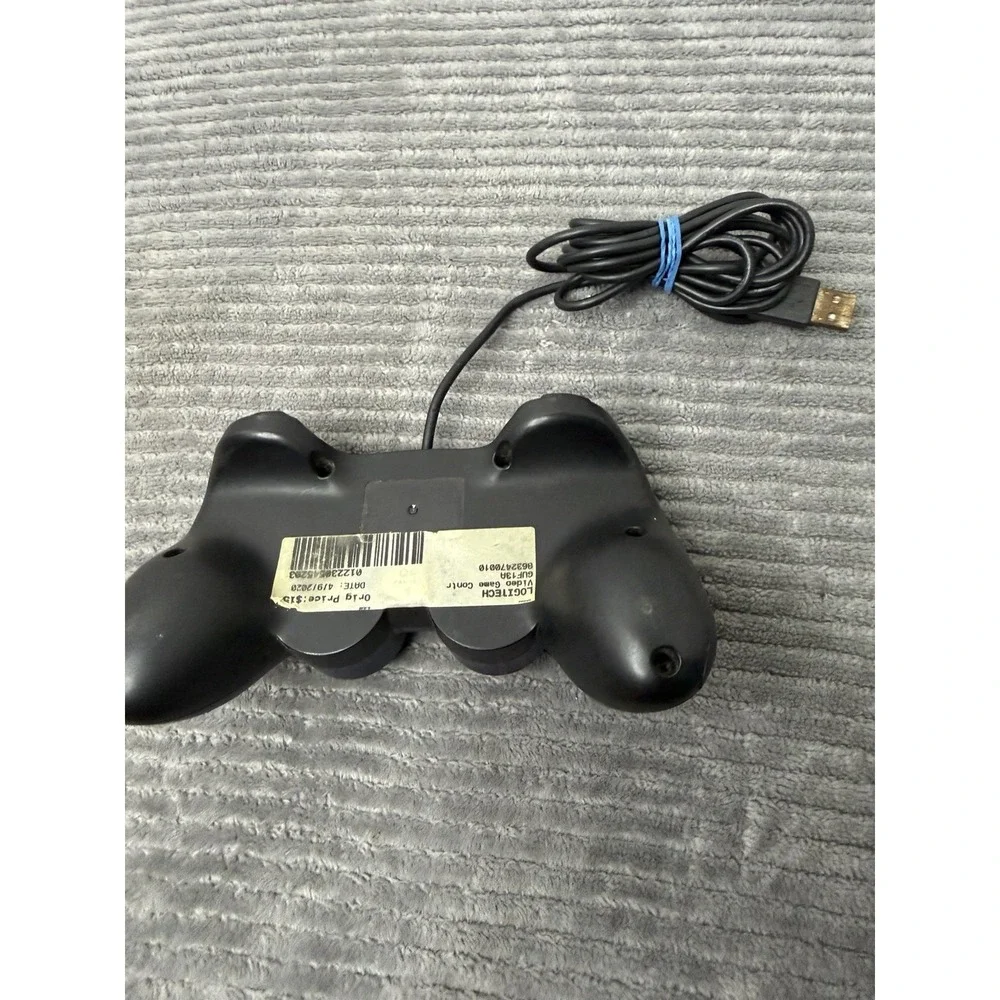 Logitech Dual Action Gamepad USB Game Controller G-UF13A-TESTED-Dark Blue See Pi